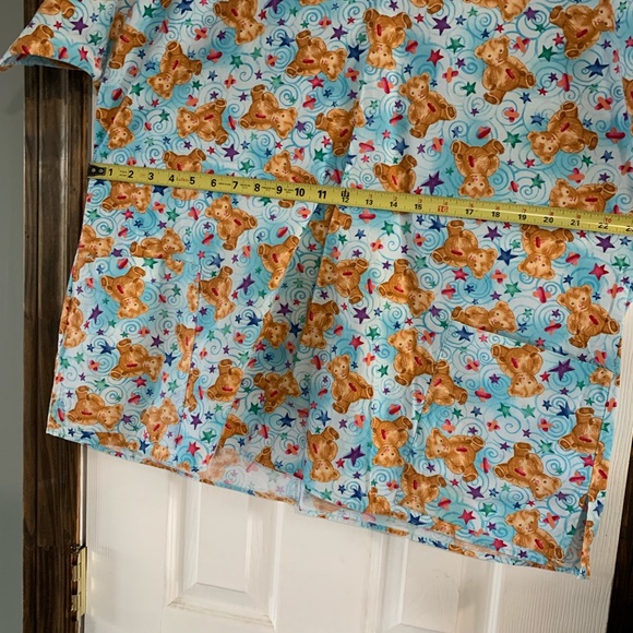 Teddy bear boo boo scrub top - Picture 5 of 5